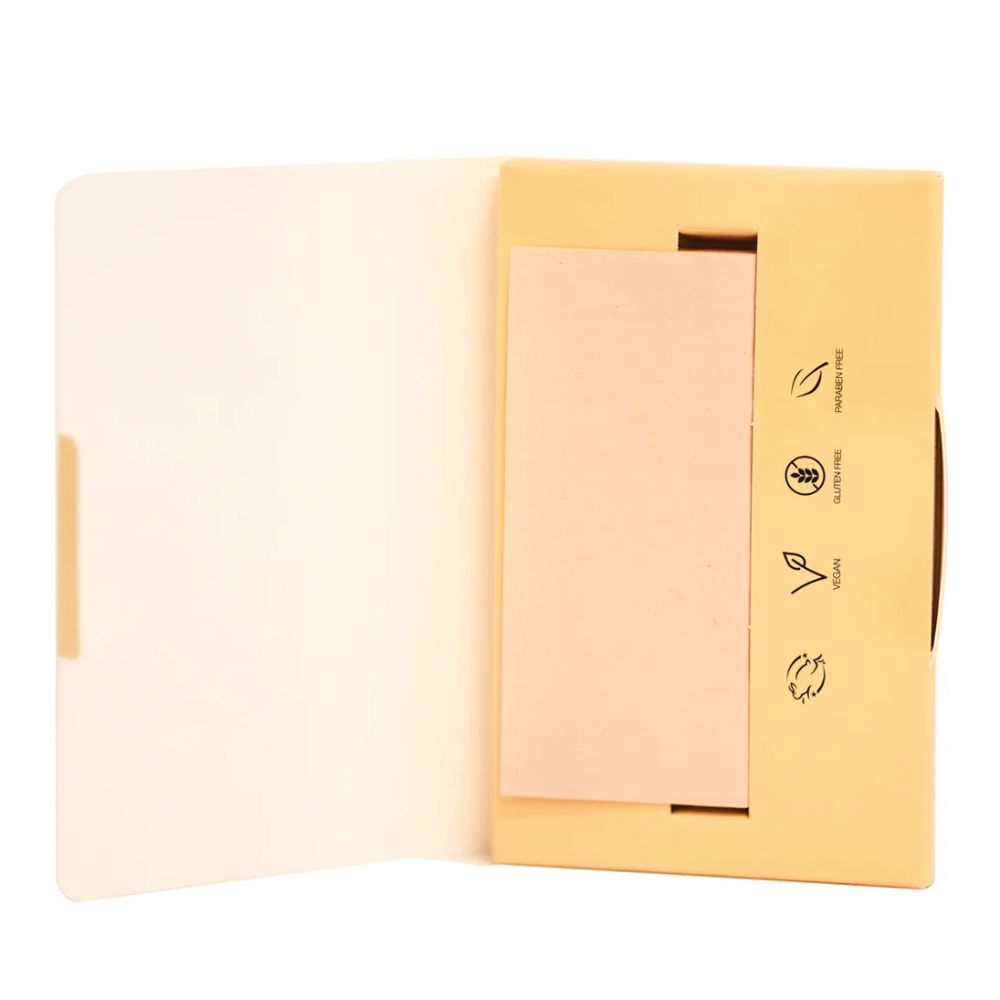 Palladio Rice Paper Oil-Absorbing Blotting Tissues With Rice Powder Natural 10gr 40 Hojas