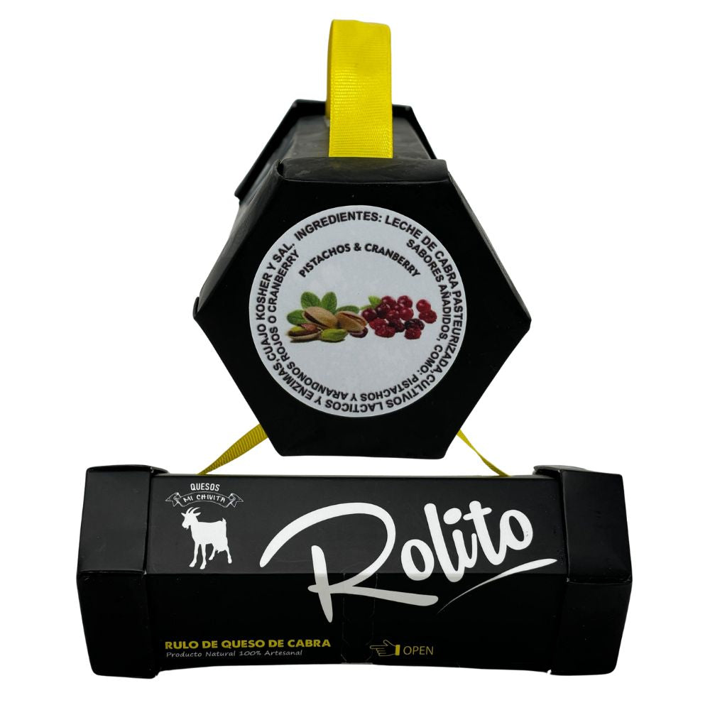 Rolito de Queso de Cabra Pistacho Cranberry Mi Chivita 200gr