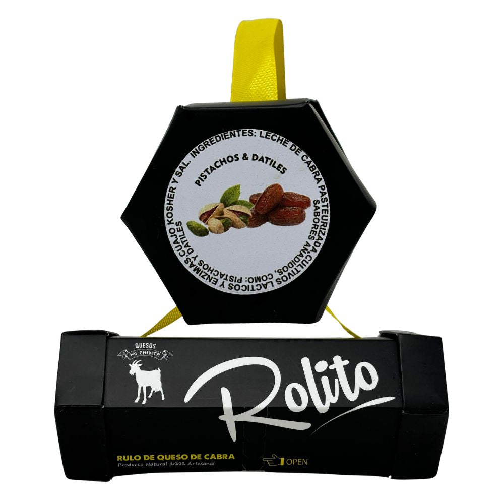 Rolito de Queso de Cabra Datiles Pistacho Mi Chivita 200gr