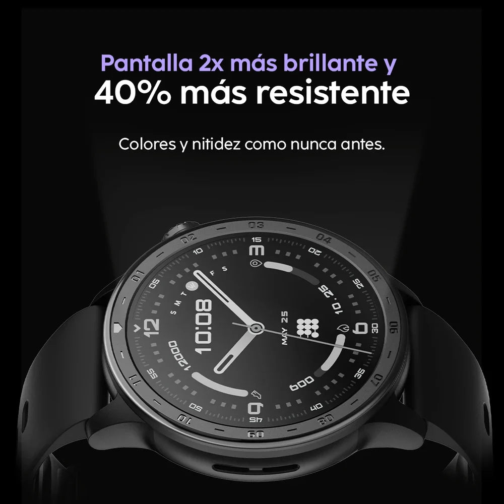 Cubitt Reloj Aura 2 Con Bluetooth, GPS, VITA AI y Salud Obsidian Black