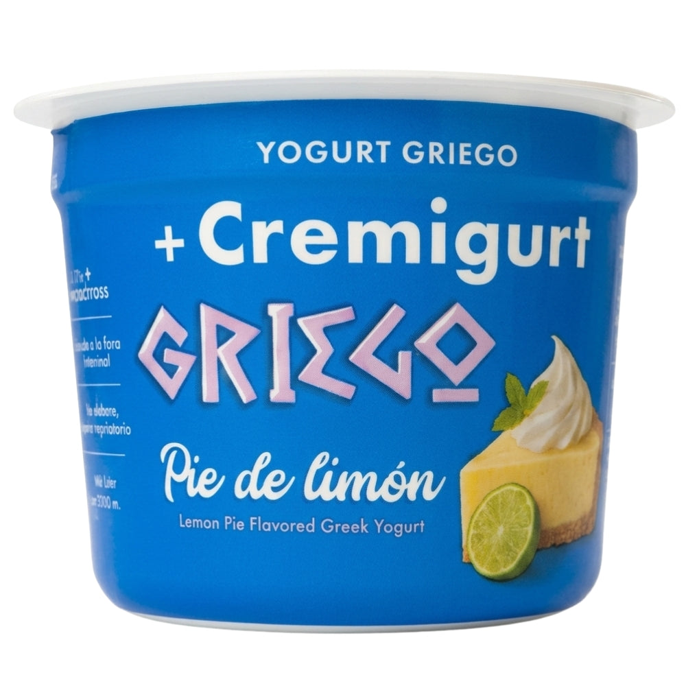 Cremigurt Yogurt Griego Sin Azucar de Pie de Limon 150gr
