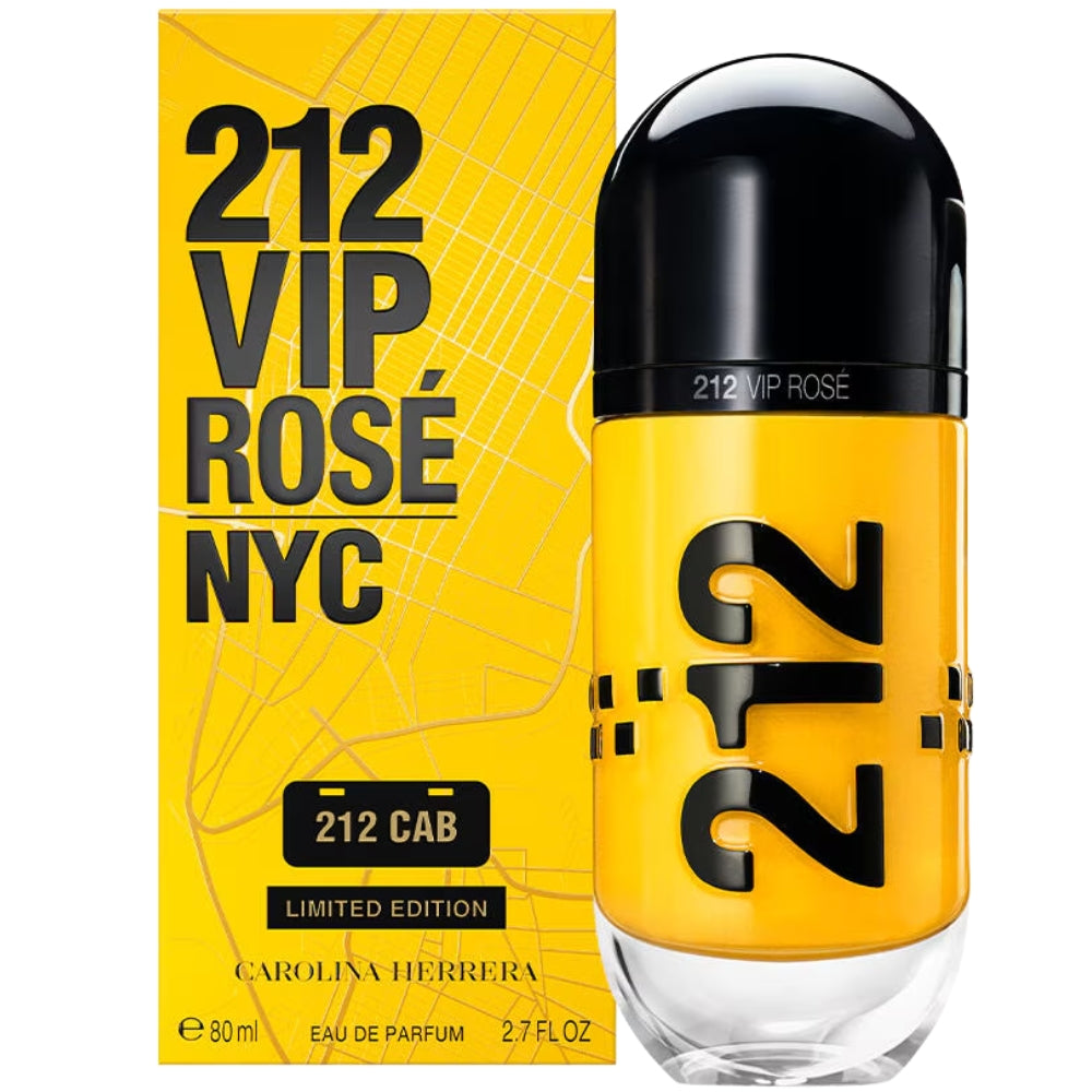 Carolina Herrera 212 Cab VIP Rose NYC Limited Edition Eau de Parfum for Men 80ml
