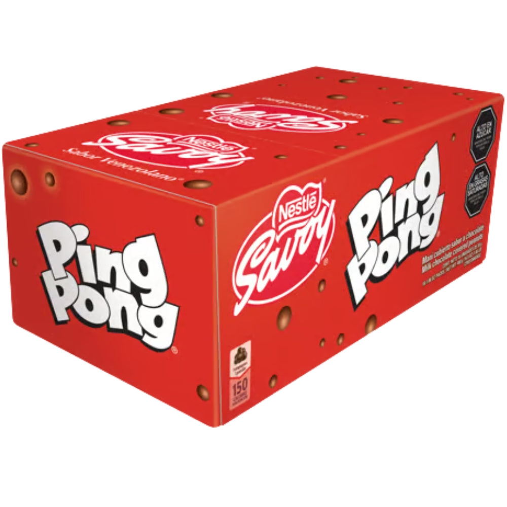 Ping Pong Chocolate Savoy Caja 16 Und de 30gr