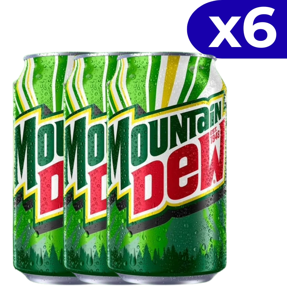 Mountain Dew en Lata 6 Und x 355ml