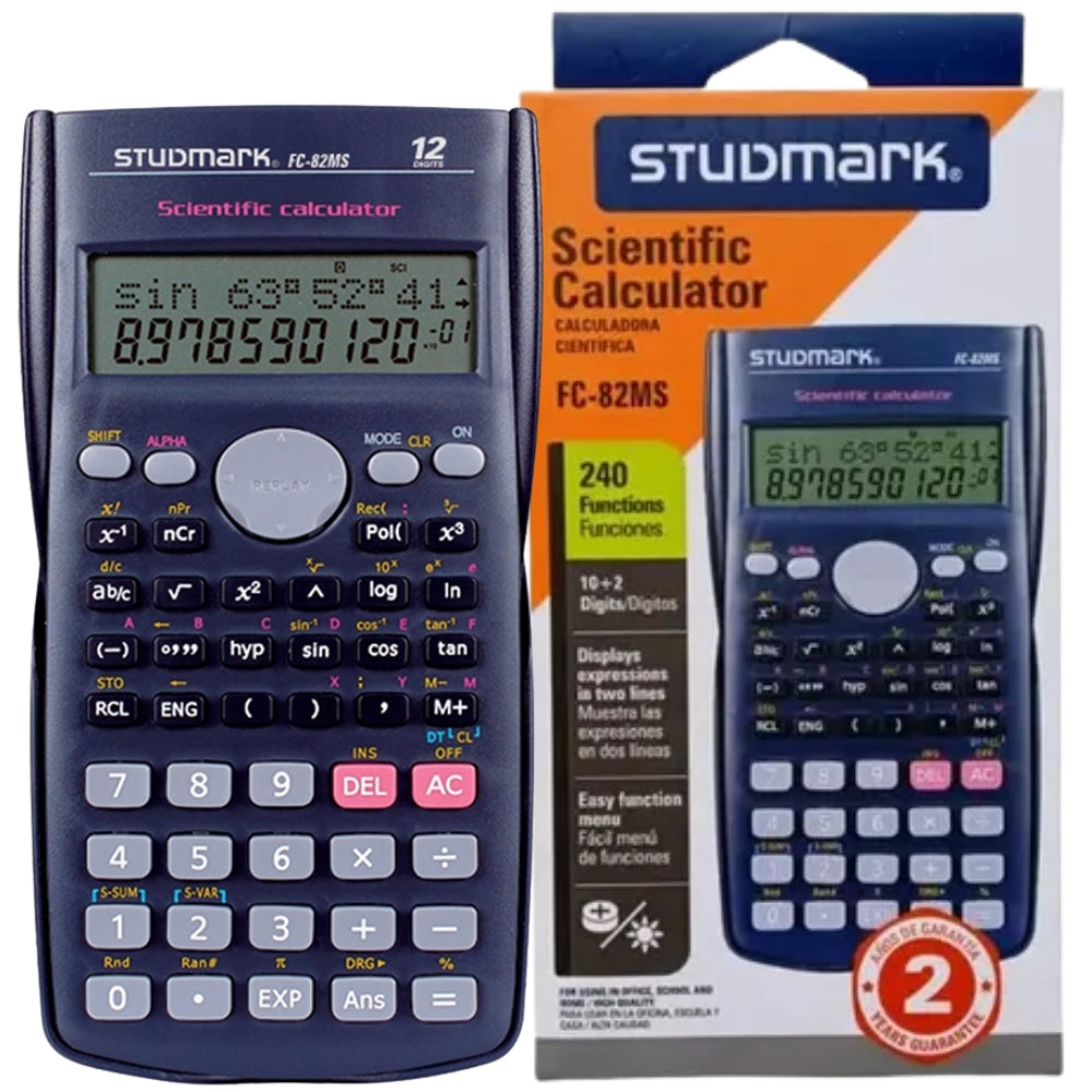Studmark Calculadora Científica FC-82MS 240 Funciones