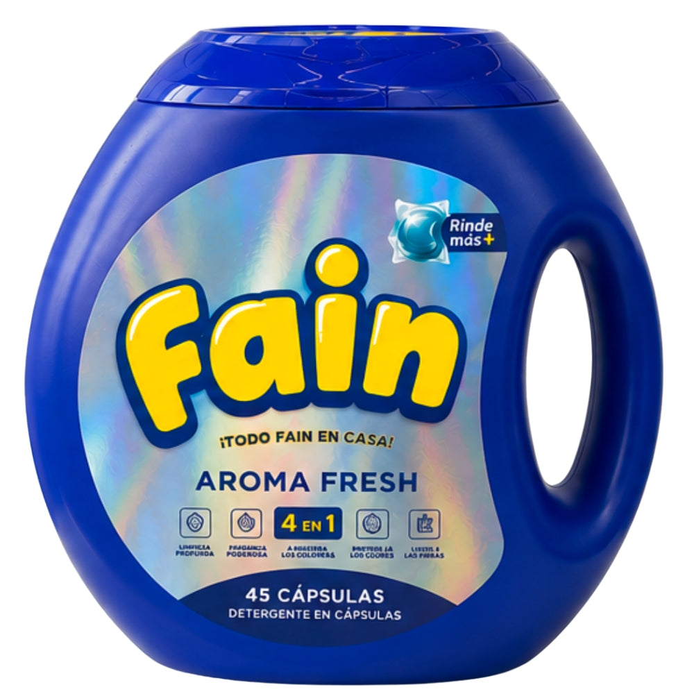 Fain Detergente 4 en 1 Aroma Fresh 45 Capsulas