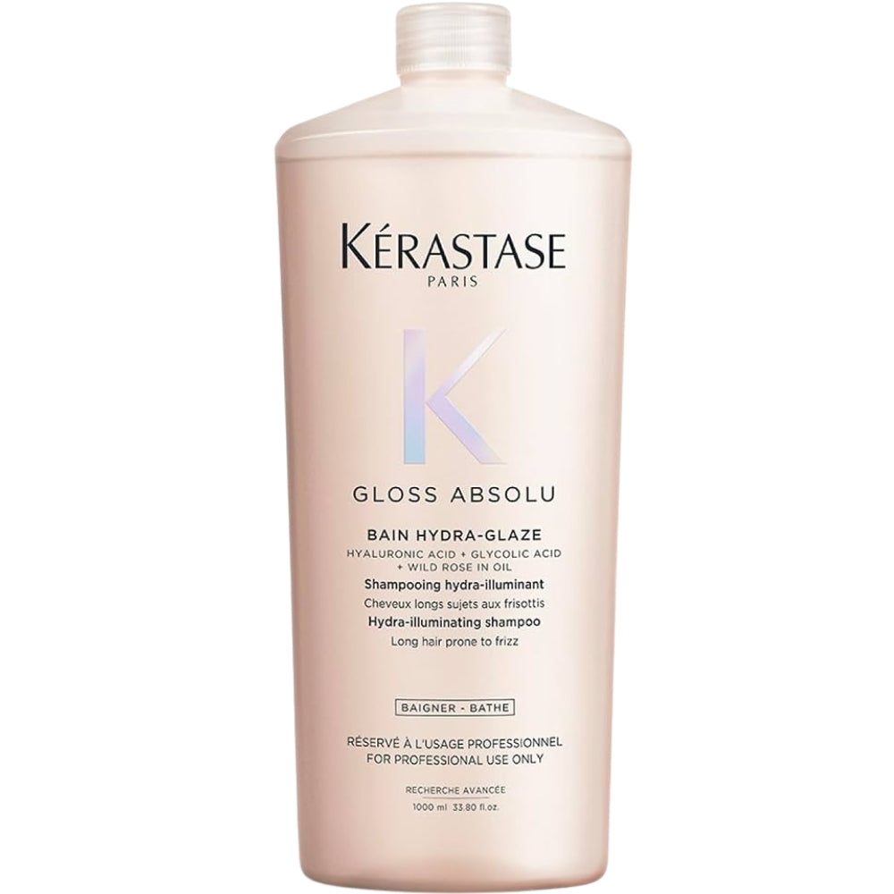 Kerastase Shampoo Gloss Absolu Bain Riche Hydra-Glaze Anti Frizz 1Litro