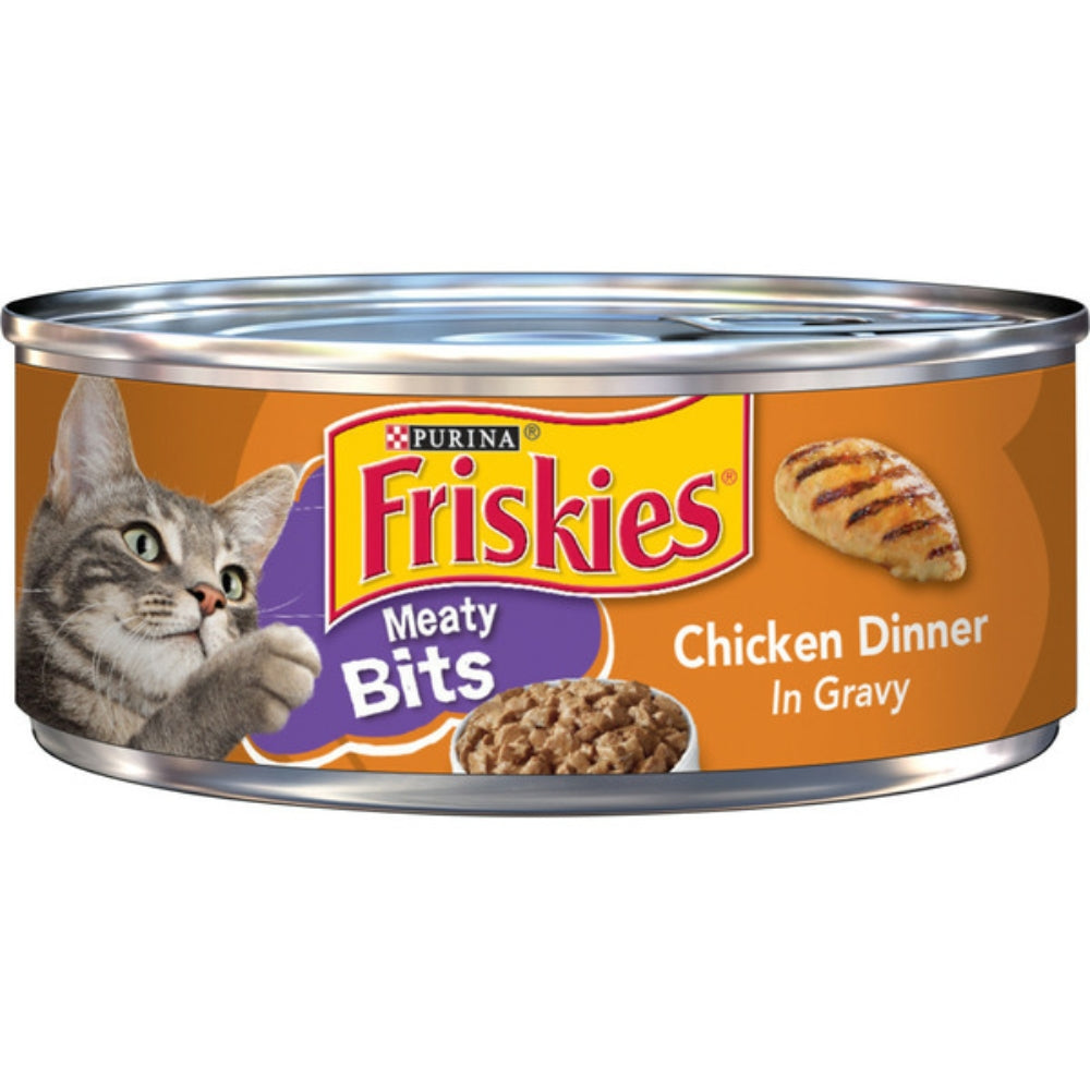 Friskies 1 Und Pate Gravy Pleasers Meaty Bits Chicken Dinner in Gravy 156gr