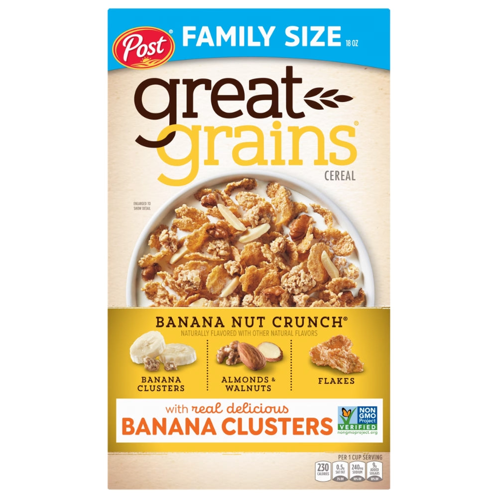 Cereal Post Great Grains Banana Clusters 439gr