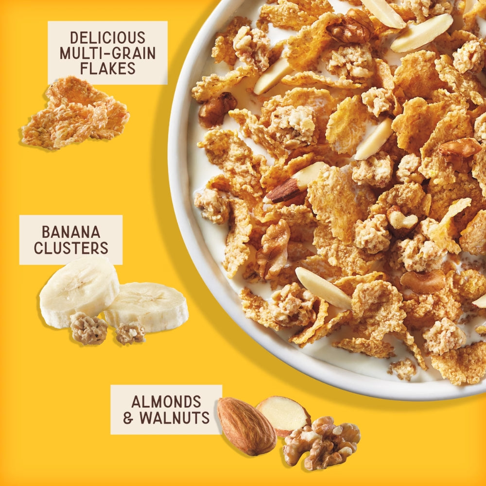 Cereal Post Great Grains Banana Clusters 439gr