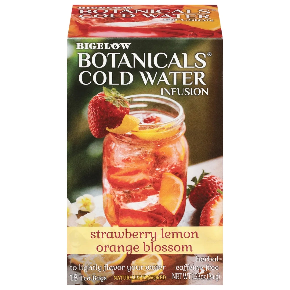Bigelow Botanicals Té Frío Strawberry Lemon Orange Blossom 18bags x 34gr c/u