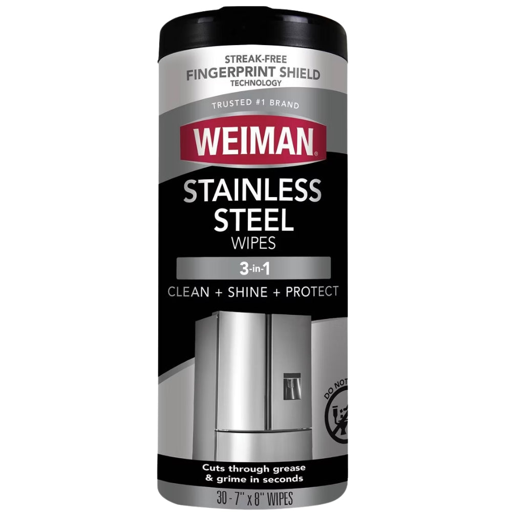 Weiman Toallas Humedas Stainless Steel 3in1 Wipes 30 Und
