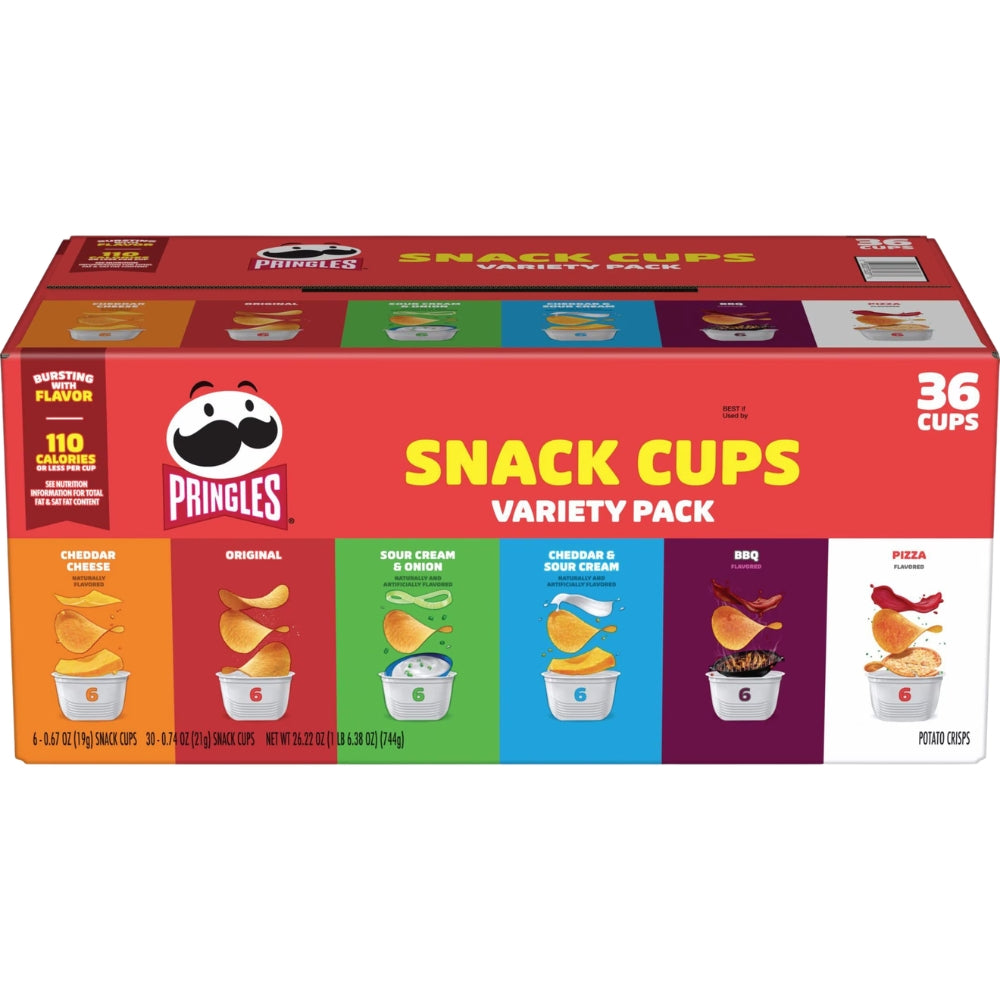 Pringles Snack Variety Pack 36 cups 19gc/u