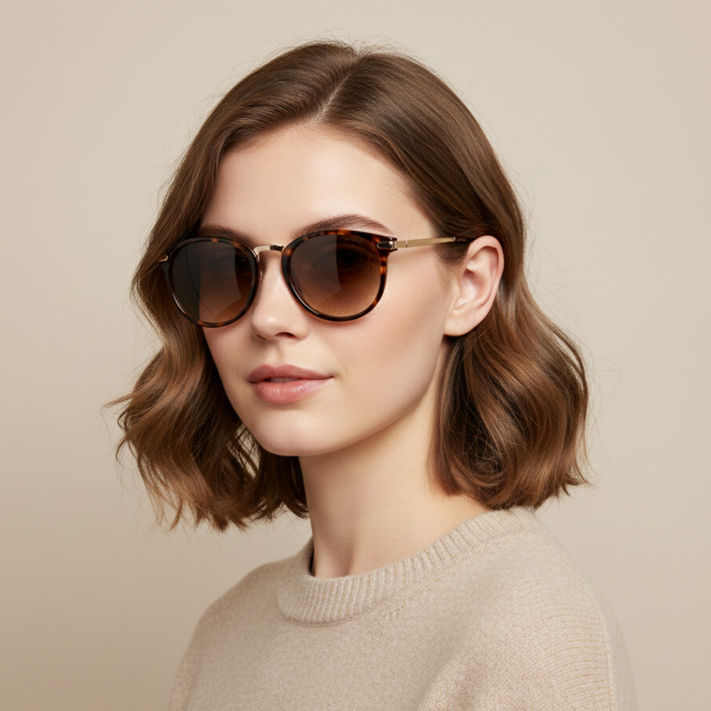 Steve Madden Lentes De Sol Hot Tamale Brown