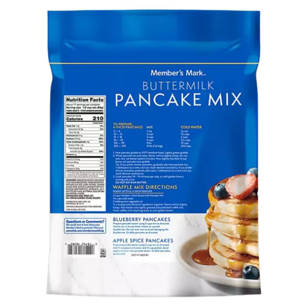 Member's Mark Harina Pancake Buttermilk Mix 4.54kg