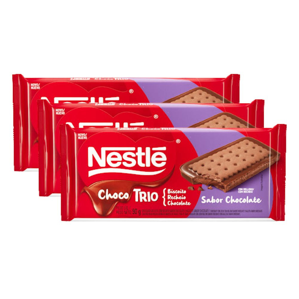Nestle Chocolate Choco Trio Chocolate 90gr