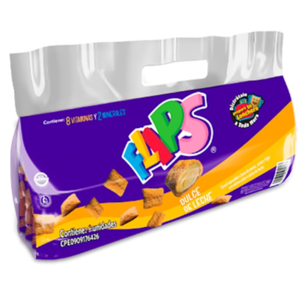 Flips de Dulce de Leche Pack de 12und de 28gr
