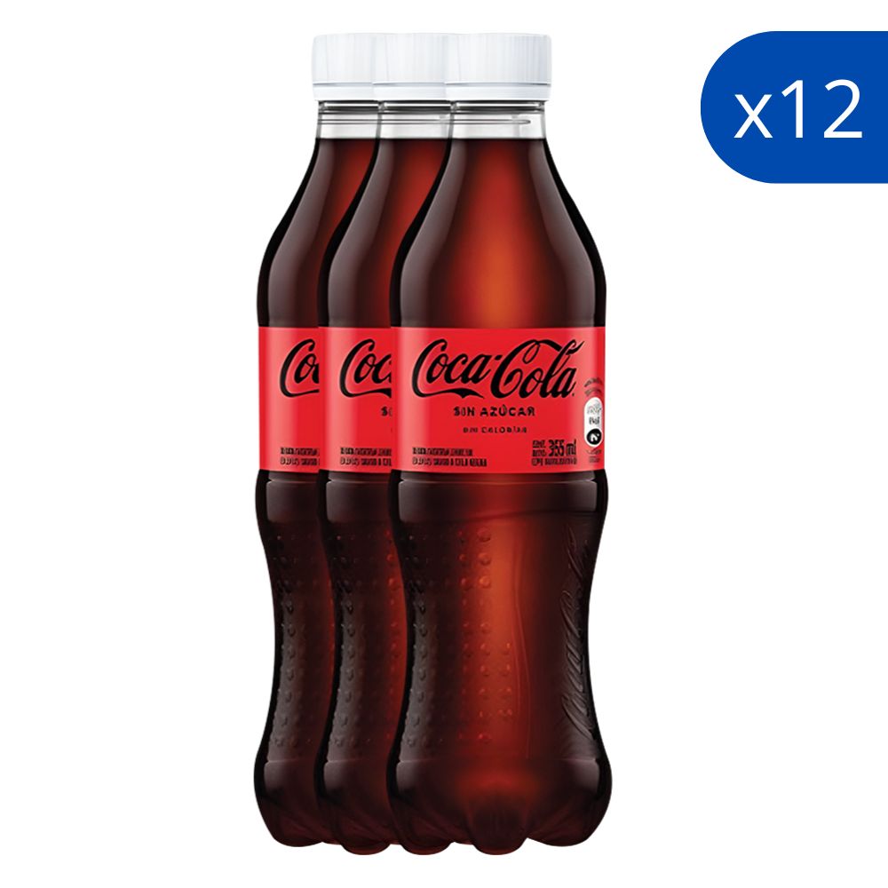 Coca-Cola sin Azúcar Pack de 12 Unidades de 355ml