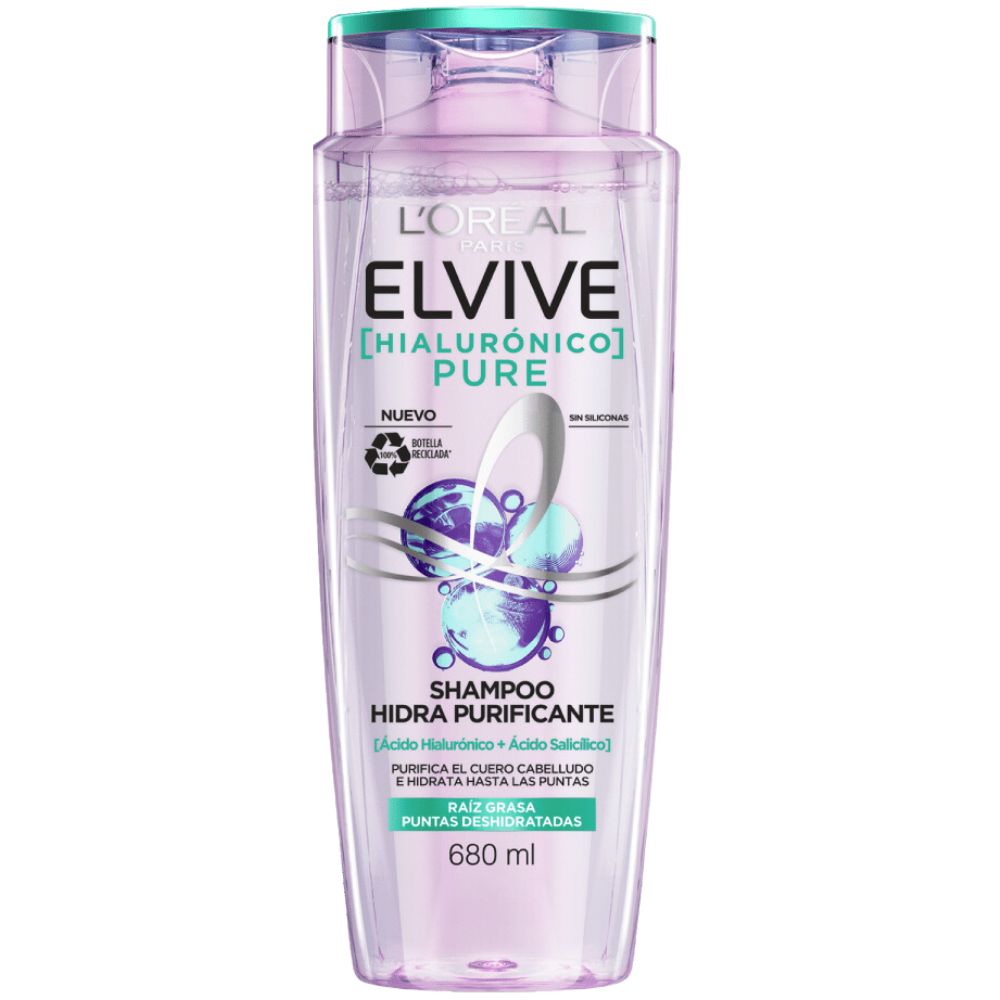 L'oreal Shampoo Paris Elvive Hialuronico Pure 370ml