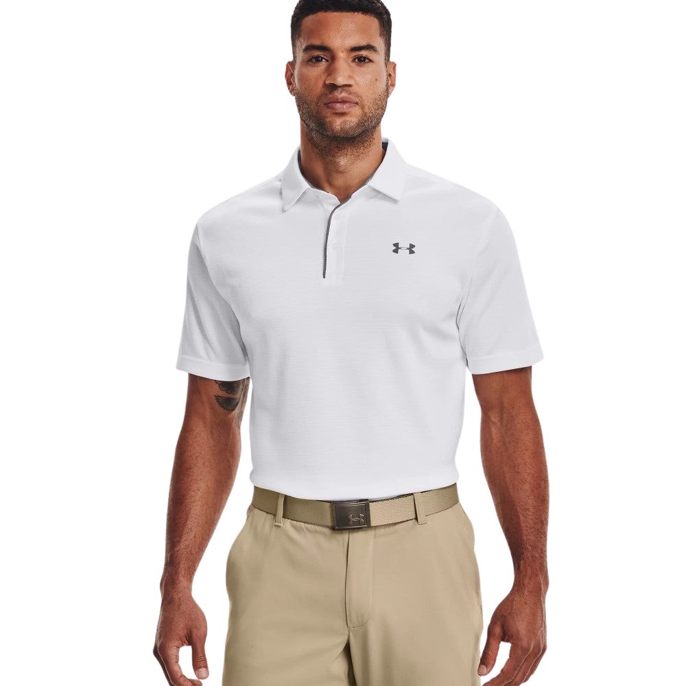 Under Armour Franela Polo Tech Para Caballeros Color Blanco