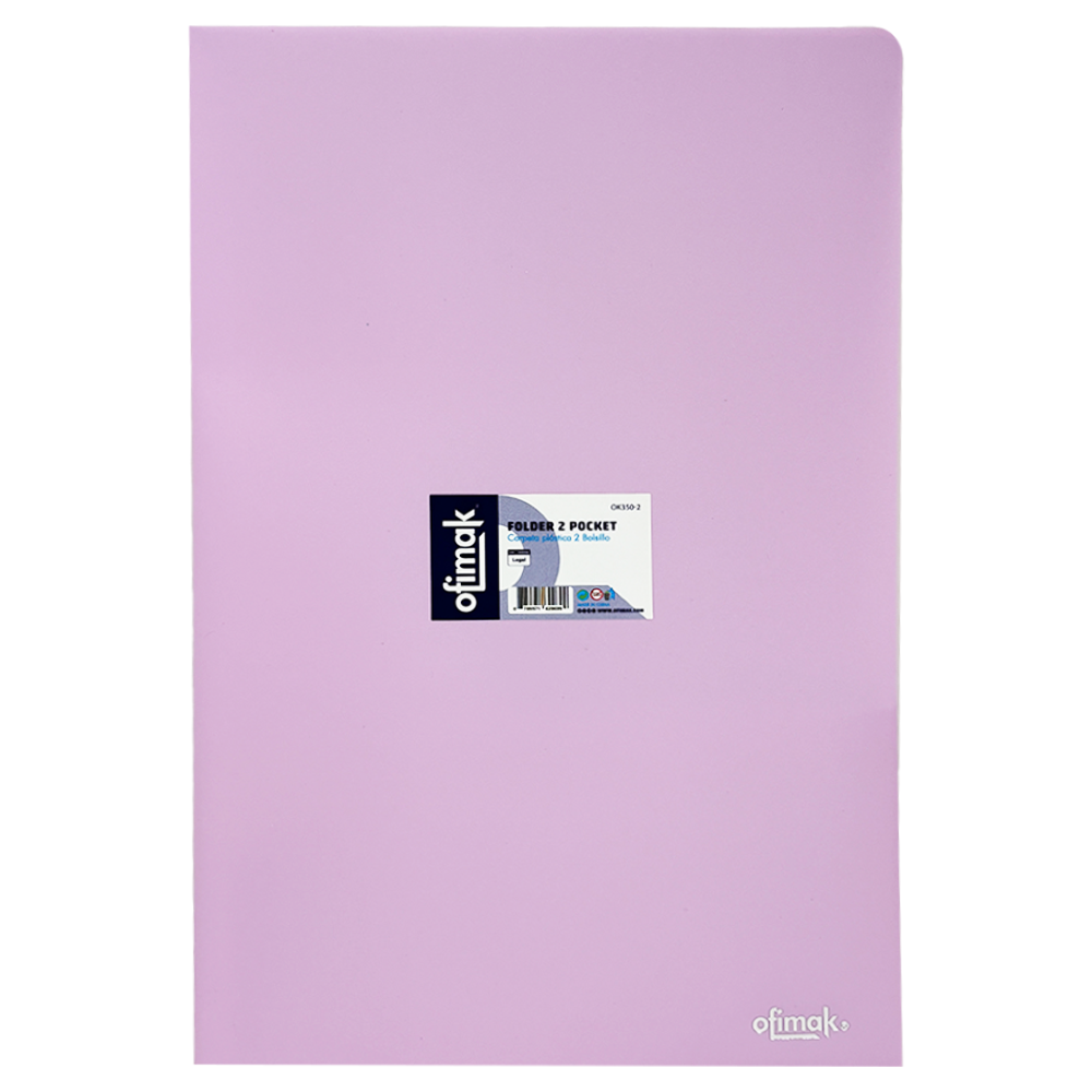 Ofimak Carpeta Tamaño Oficio Colores Surtidos