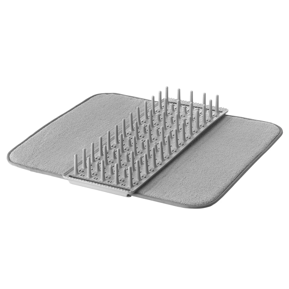 Guzzini Dry & Safe Escurre Platos Con Alfombras Color Gris Matte 12 Platos