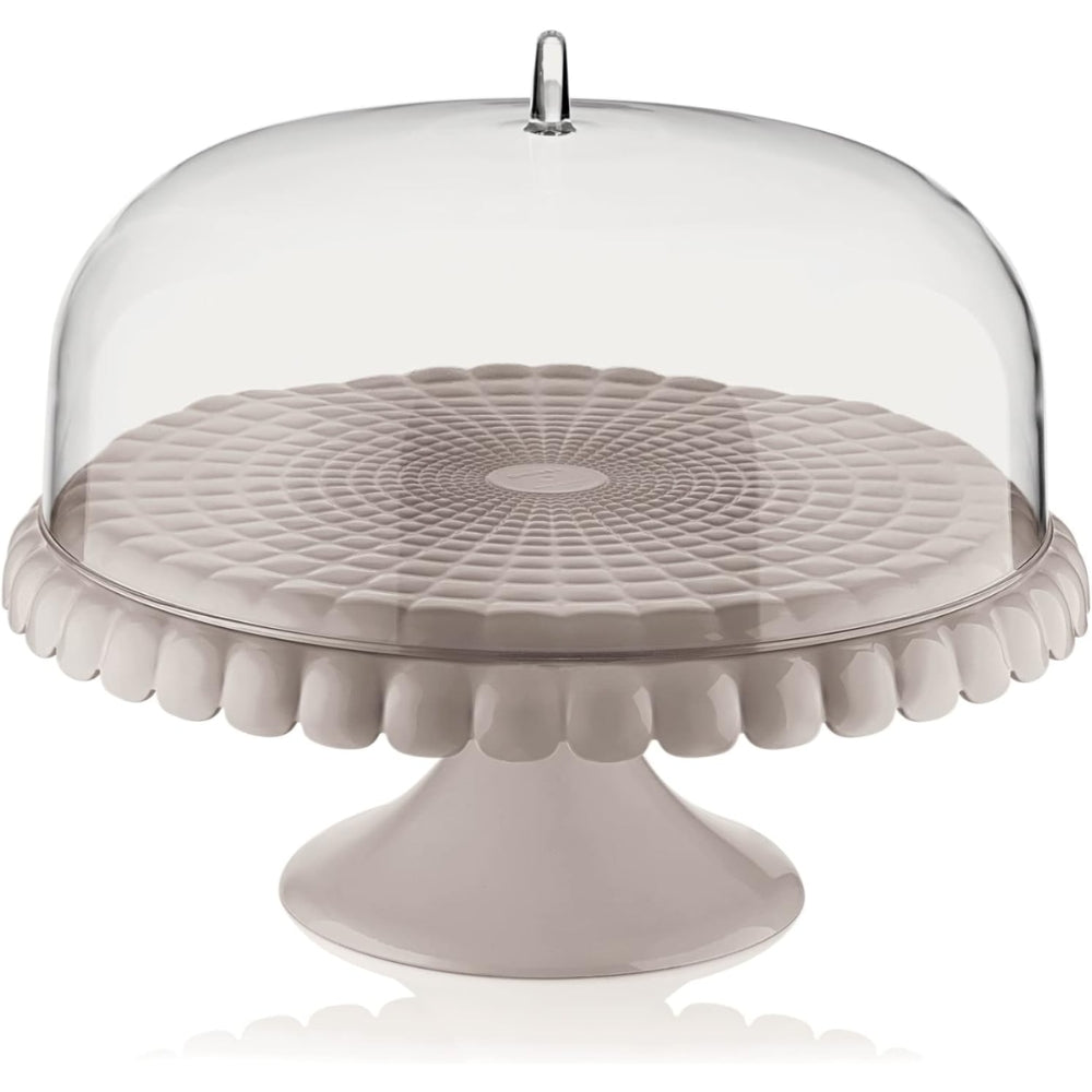 Guzzini Base Para Tortas Y Pasteles Tiffany Con Cupula Color Taupe