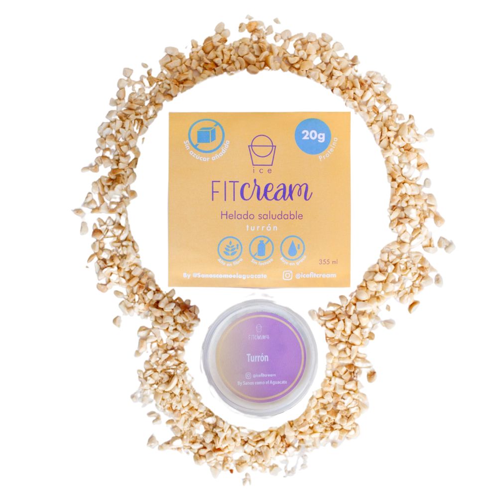Helado Ice FitCream Turrón 350ml