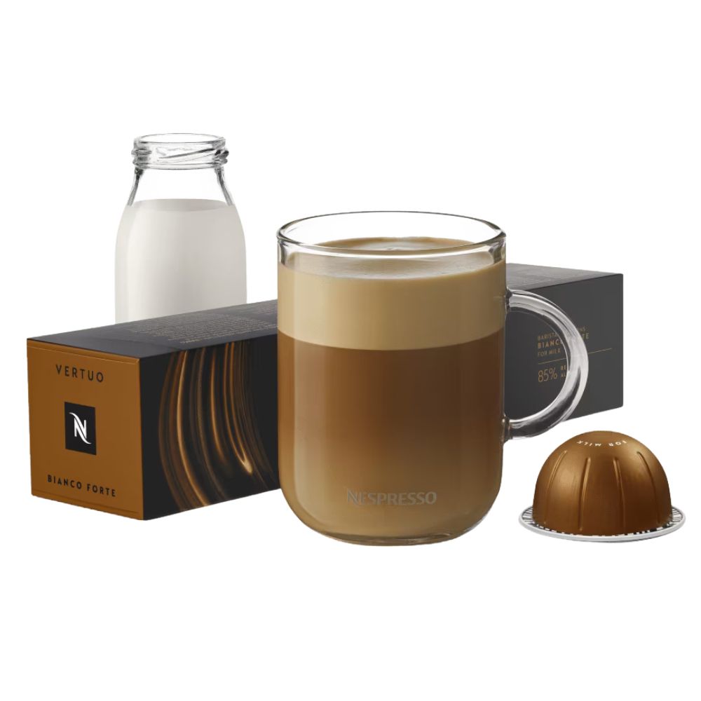 Nespresso Capsules VertuoLine Bianco Forte 10 Und 230ml