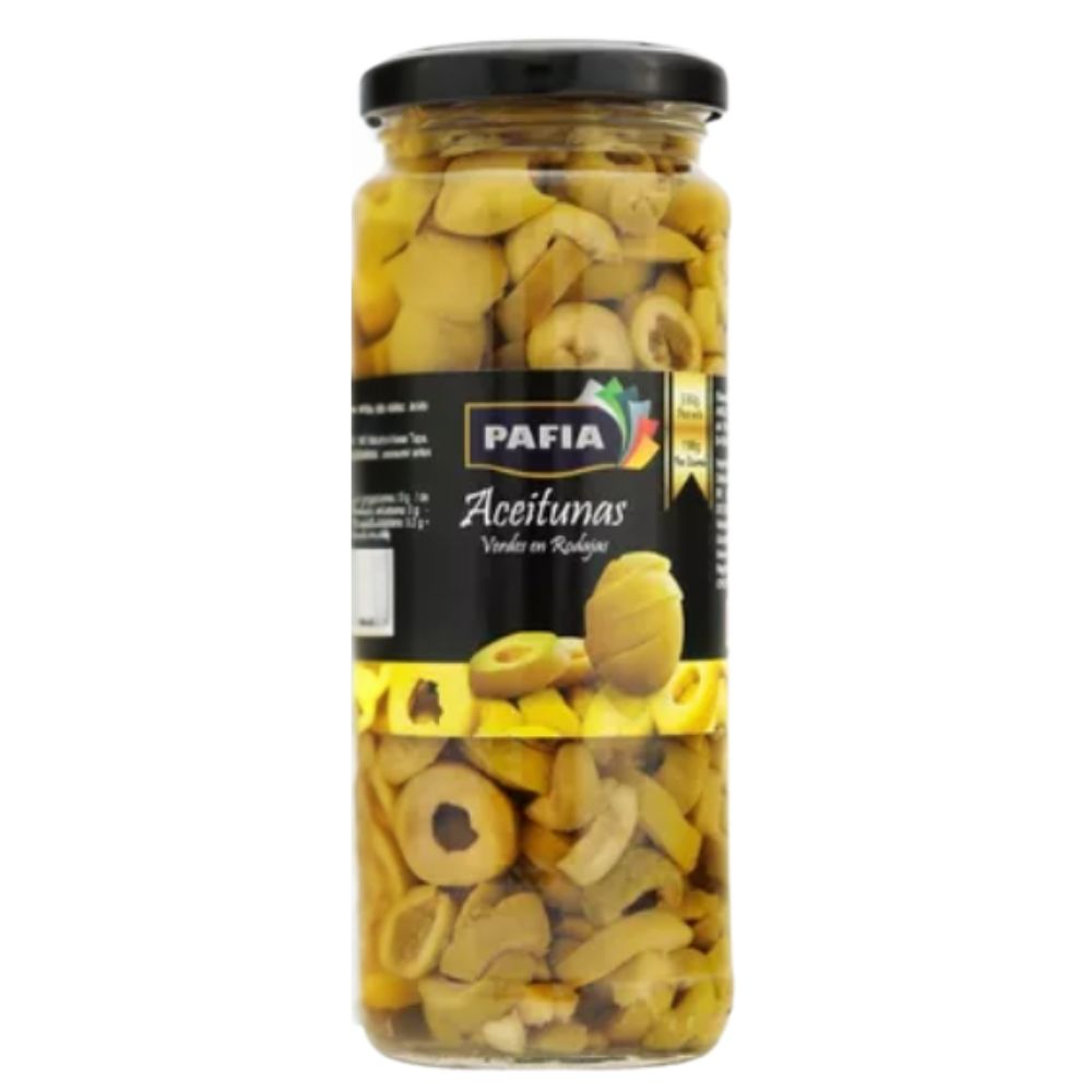 Pafia Aceituna Verde Fileteada 330gr
