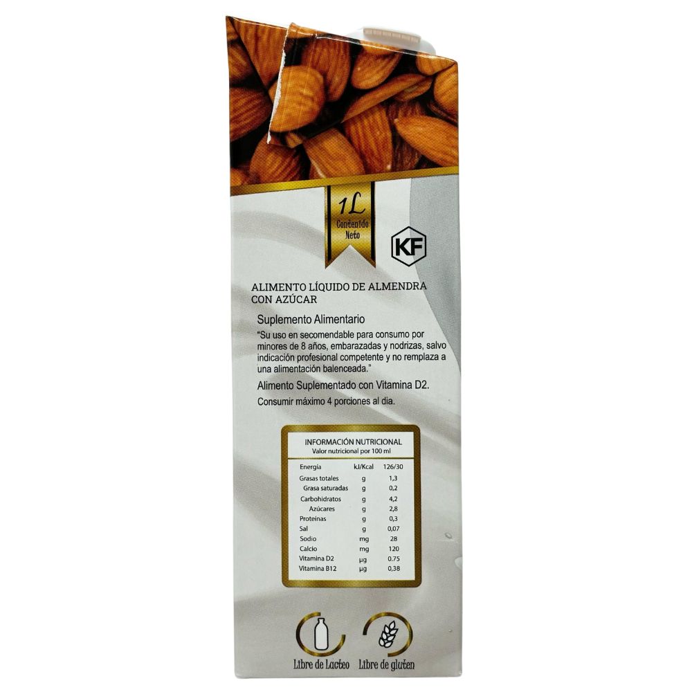 Pafia Leche de Almendras Dulce 1 Lt
