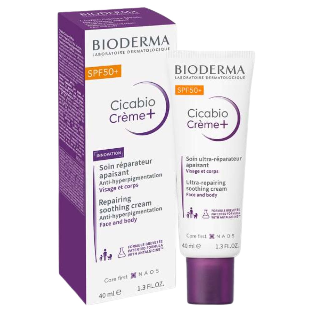 Bioderma Cicabio Creme SPF50+ Soothing Repairing Cream 40ml