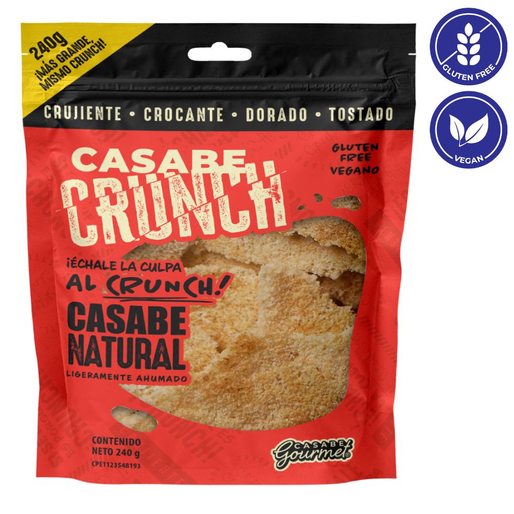 Casabe Gourmet Casabe Crunch Natural 240gr