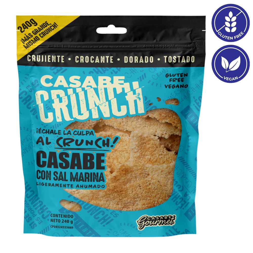 Casabe Gourmet Casabe Crunch Sal Marina 240gr