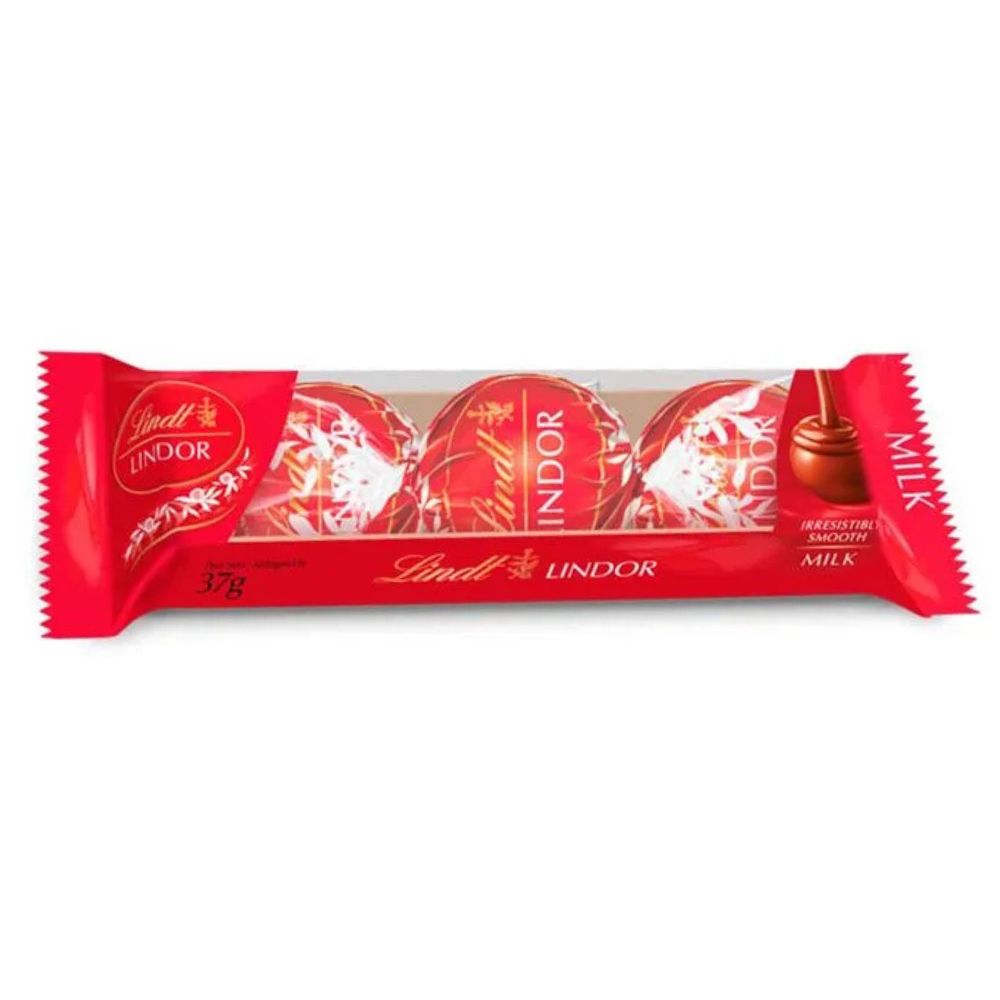 Lindt Lindor Chocolate 3 Pzas 37gr