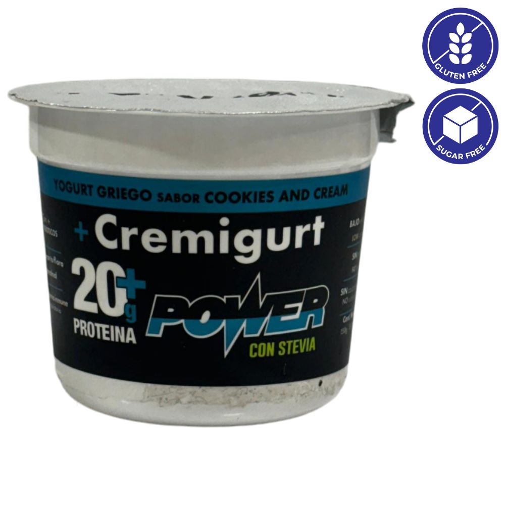 Cremigurt Yogurt Griego Sabor Cookies & Cream 150g