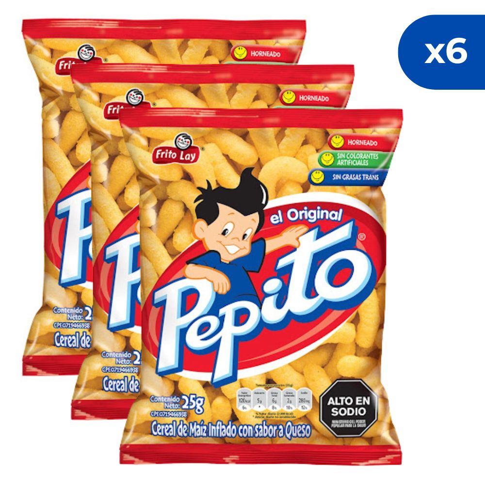 Pepito Pack de 6und 25g