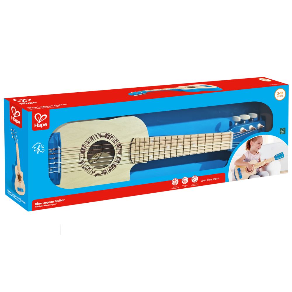 Hape Blue Lagoon Guitar 3-12 Years