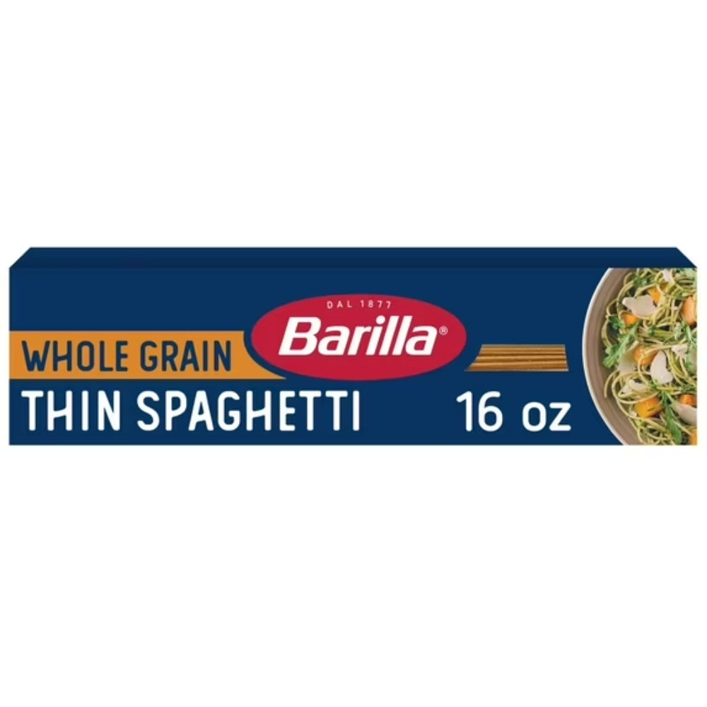 Pasta Barilla Whole Grain Thin Spaghetti 454g