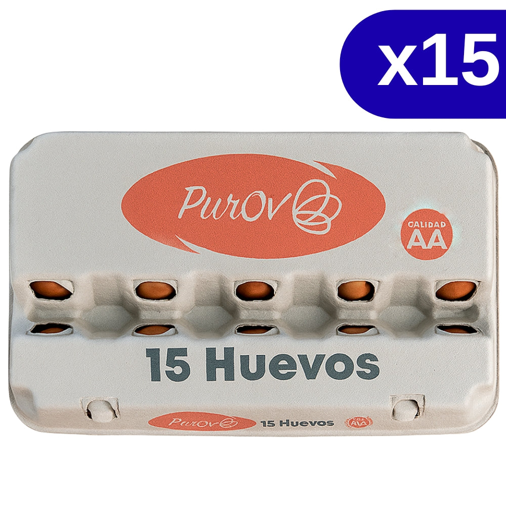 Huevos Purovo 15 Und