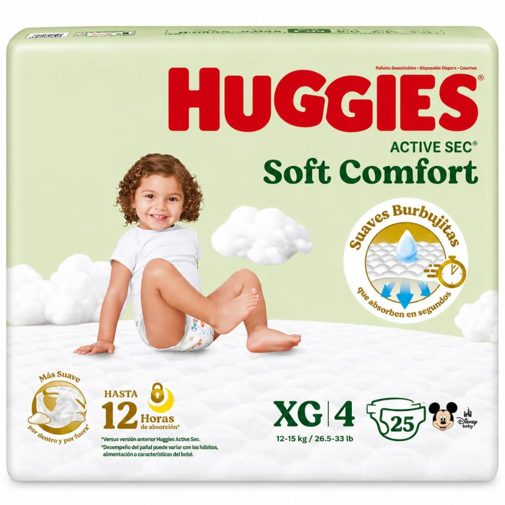 Pañales Huggies Pants XG Soft Comfort 24 Und