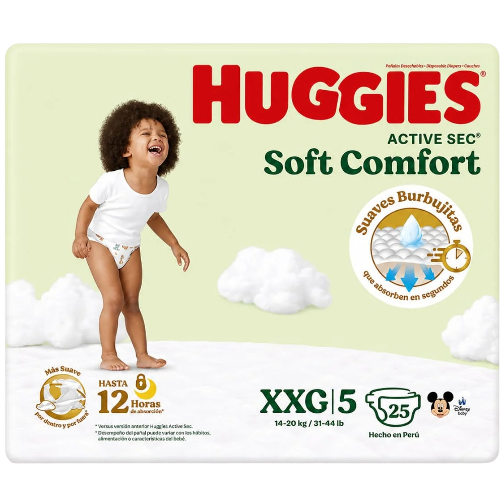 Pañales Huggies Pants XXG Soft Comfort 24 Und