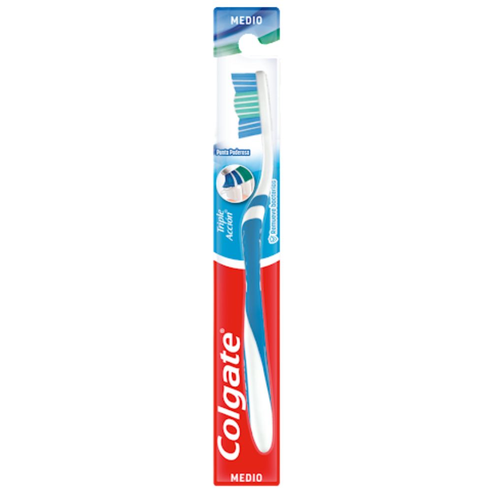 Cepillo de Dientes Colgate Triple Accion Medio Colores Varios
