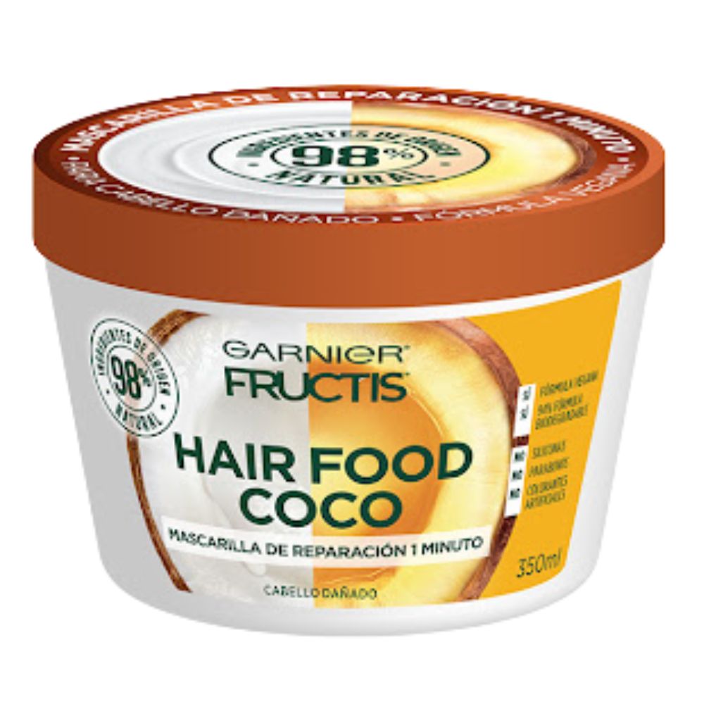 Baño de Crema Garnier Fructis Nourishing Treat Coco Extract Vegan 350ml