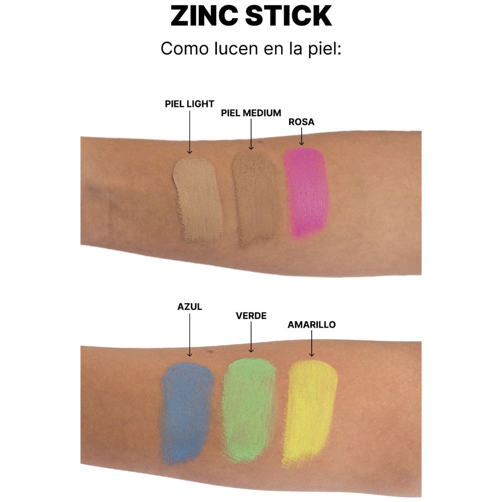 Protector Solar Sun Zapper Zinc Stick Dark Skin Tone 12gr