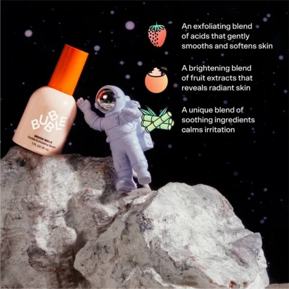 Bubble Moon Walk Gentle Exfoliating Serum Step 2 Treat 30ml