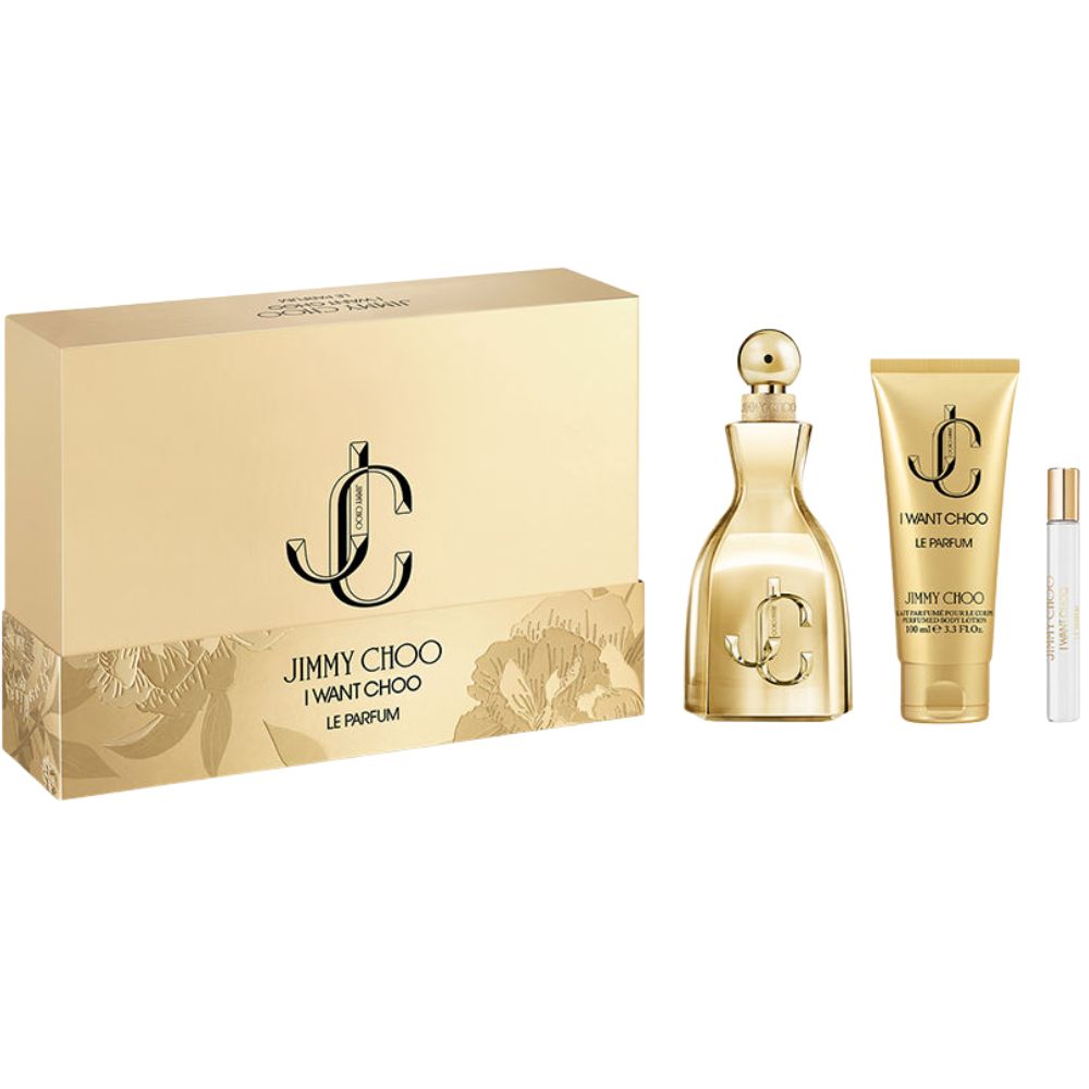 Jimmy Choo Set I Want Choo Le Parfum For Women 100ml + 10ml + Body Lotion 100ml