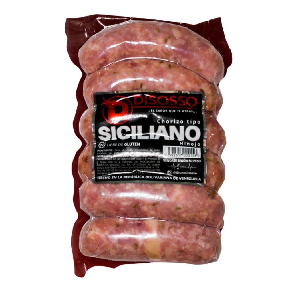 Chorizo Siciliano Premium Disosso 6 Und