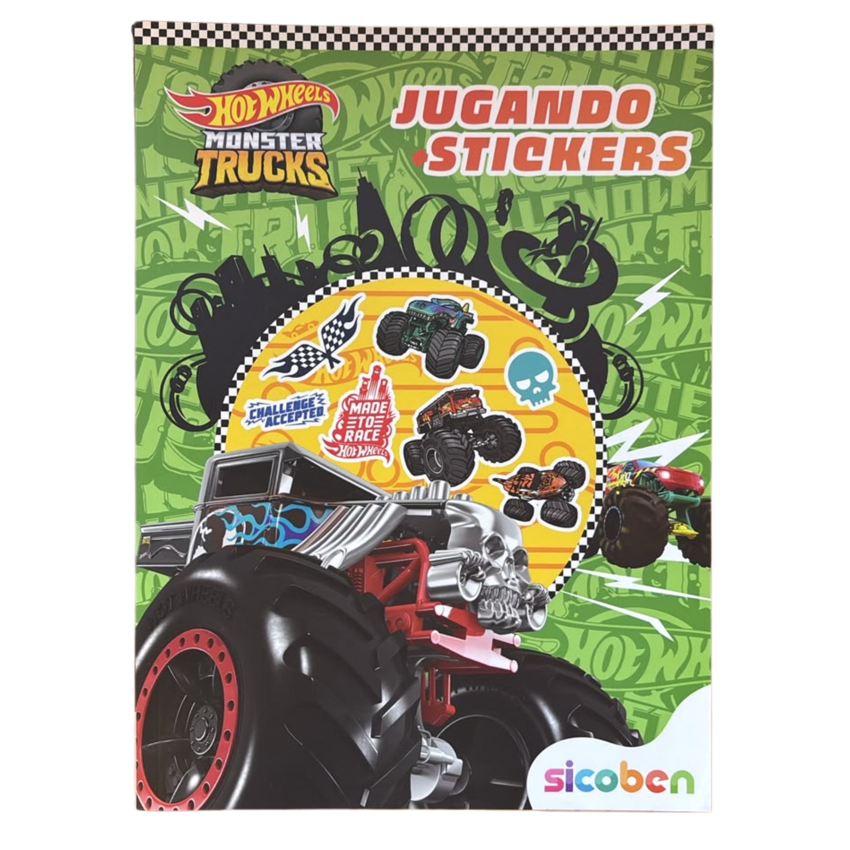 Sicoben Jugango Stickers Hot Wheels Monster Truck
