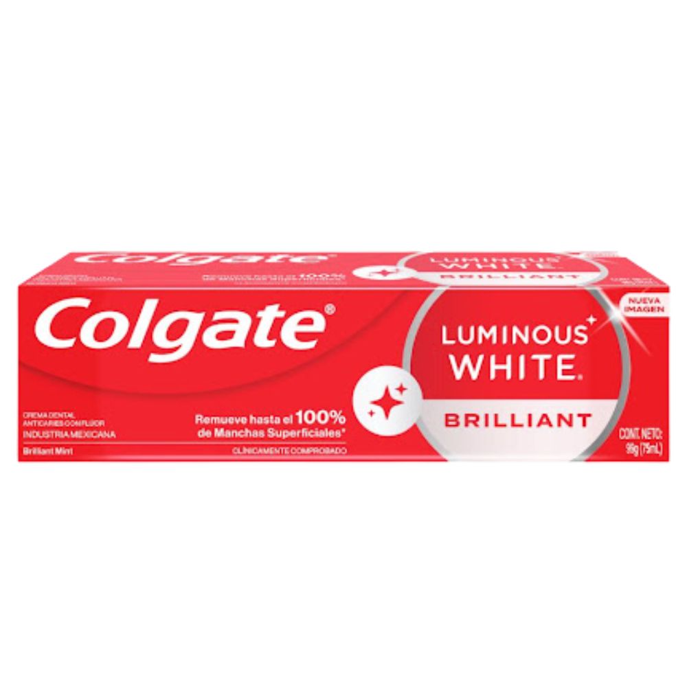 Crema Dental Colgate Menta Luminous White 75ml